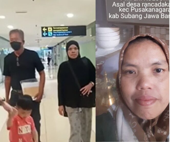 
					Supendi menjemput Kulsum Binti Kasman di Bandara Soekarno Hatta