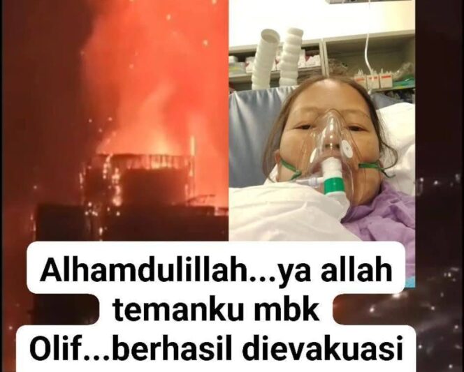 
					Mukjizat, Sempat Terjebak di Lantai 20, Olif Selamat dari Kobaran Api Tai Po Hong Kong