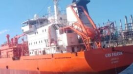  kapal tanker gas (Gas Carrier) berbendera Gabon milik perusahaan Italia