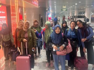 Foto Istimewa | 11 CPMI diamankan saat transit di Bandara Kuala Lumpur tujuan Arab Saudi