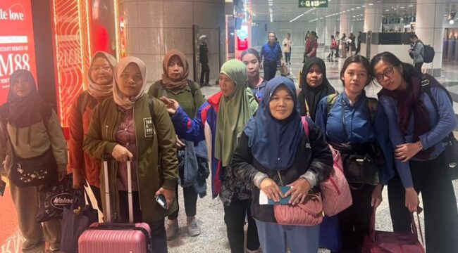 Foto Istimewa | 11 CPMI diamankan saat transit di Bandara Kuala Lumpur tujuan Arab Saudi