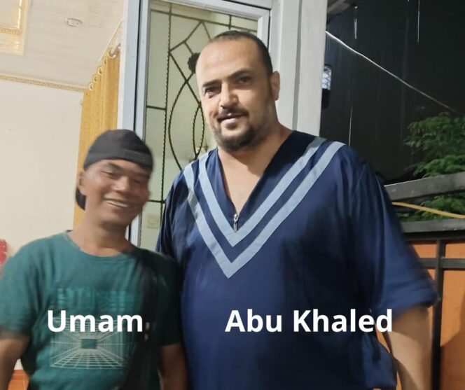 
					Umam dan Abu Khaled (Foto Istimewa)