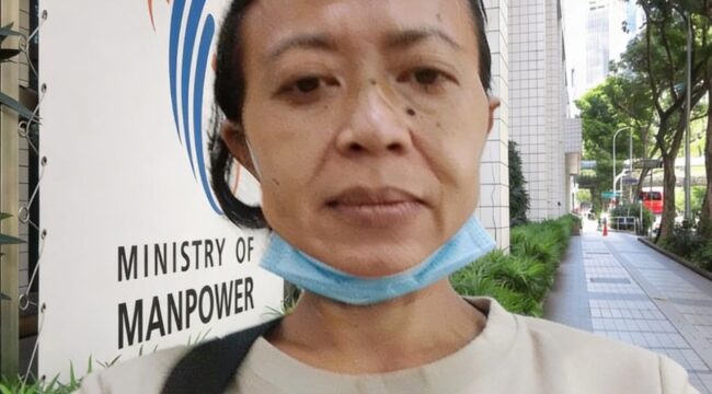 Ermawati di Ministry of Manpower Singapura