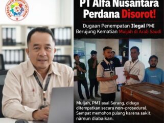 Ketua Persatuan Buruh Migran Banten H. Maftuh Salim