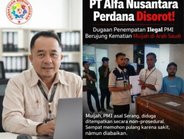 Ketua Persatuan Buruh Migran Banten H. Maftuh Salim