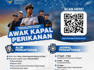 Kementerian Kelautan dan Perikanan (KKP) membuka 20 Ribu Lowongan Kerja Awak Kapal Ikan