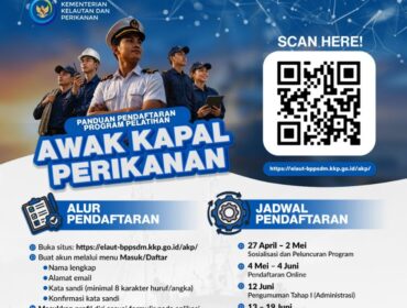 Kementerian Kelautan dan Perikanan (KKP) membuka 20 Ribu Lowongan Kerja Awak Kapal Ikan