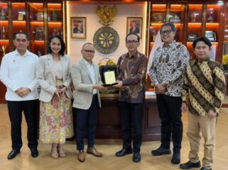 Menteri Mukhtarudin dan Jajaran Kompas TV