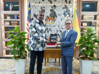 Pertemuan Dua Menteri: Mukhtarudin dan Dato' Sri Ramanan Ramakrishnan