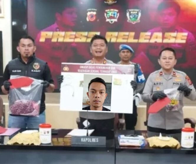 
					Konferensi Pers Polres Cianjur, Berhasil Membekuk Pembunuh Anak Tirinya