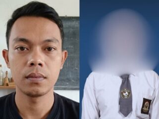 Foto Oman Terduga Pelaku Pemerkosaan Anak Tirinya