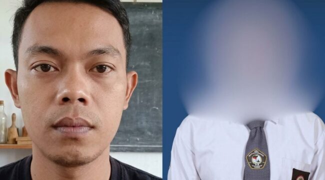 Foto Oman Terduga Pelaku Pemerkosaan Anak Tirinya
