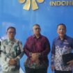 Tiga Pimpinan Asosiasi P3MI: Teguh Riyanto (Perisai), Abdul Hakim (Himsataki) dan Halili Priyadi (Perpemindo)