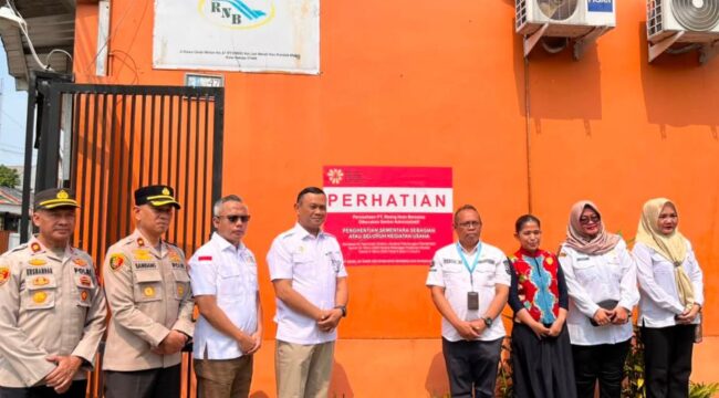 Direktur Wascendak KP2MI, Kombes Pol. Guritno Wibowo di PT Reang Noto Bersama