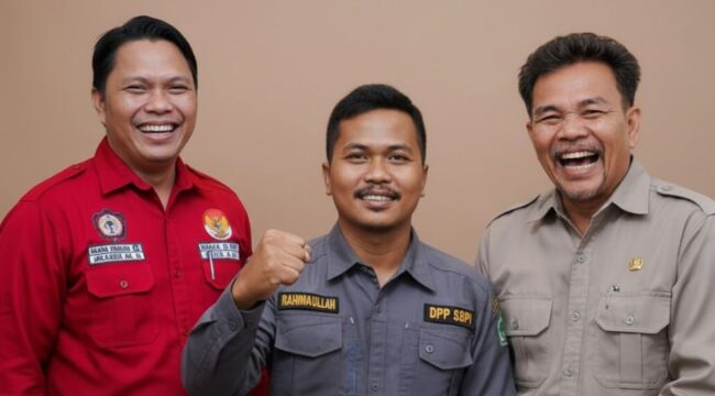Iman Syafi'i (kiri), Rahmatullah *tengah) dan Syofyan El Comandante (kanan)
