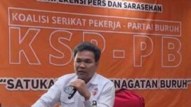 Ketua Serikat Awak Kapal Transportasi Indonesia (Sakti) Syofyan El Comandante 