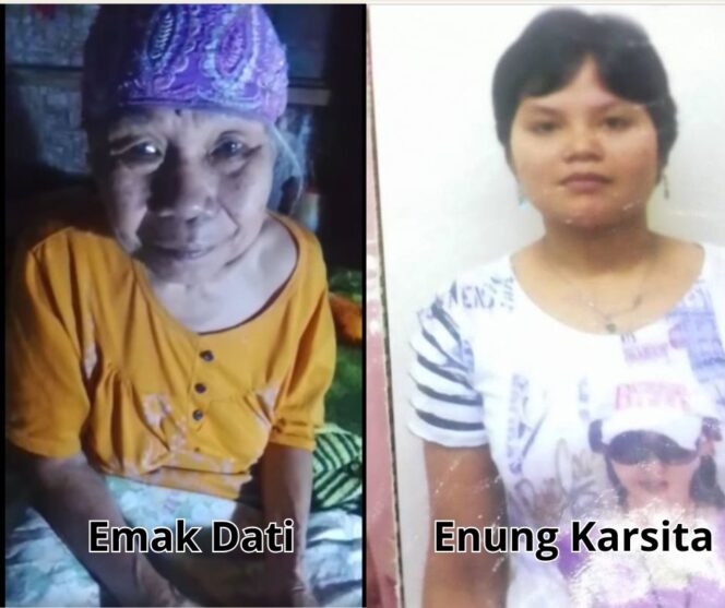 
					Foto Emak Dati dan Enung Karsita | Sumber Paryanto Uslan