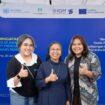 Suster Laurensia Suharsih saat memperingati Hari Anti Trafficking bersama Aktivis IOM dan ILO