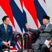 Perdana Menteri (PM) Thailand Anutin Charnvirakul dan Presiden Prabowo Subianto
