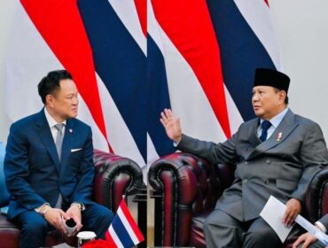 Perdana Menteri (PM) Thailand Anutin Charnvirakul dan Presiden Prabowo Subianto