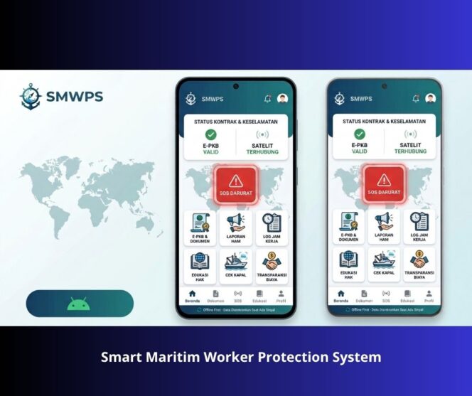 
					Ilustrasi Smart Maritim Worker Protection System