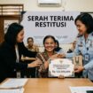 Ilustrasi Serah Terima Restitusi kepada Korban TPPO | Sumber Gemini