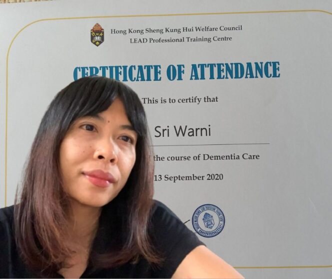 
					Sri Warni dan Sertifikat Upskillingnya
