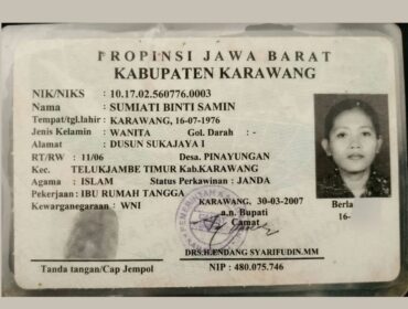 KTP Sumiati Binti Saman