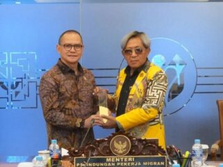 Menteri P2MI Drs Mukhtarudin dan Ketum Aspataki Saiful Mashud