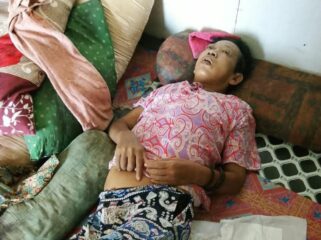 Sumiyati Binti Samin sebelum dipulangkan ke Pontianak Kalbar