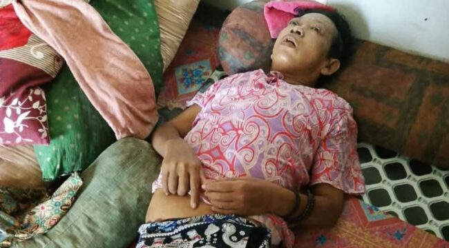 Sumiyati Binti Samin sebelum dipulangkan ke Pontianak Kalbar