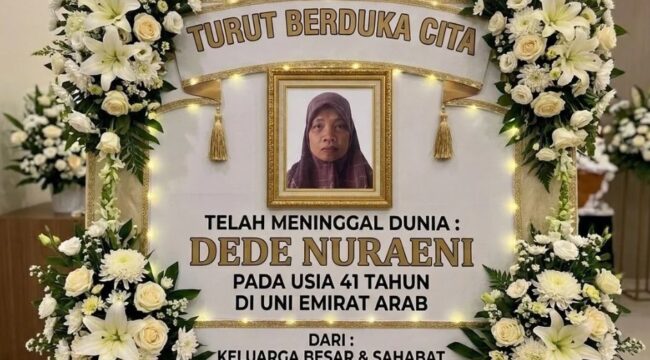Papan Bunga Dukacita Dede Nuraeni Sukarna Opi 