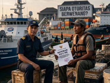 Ilustrasi. Siapa Otoritas Berwenang dalam Pelindungan Awak Kapal termasuk Awak Kapal Migran?