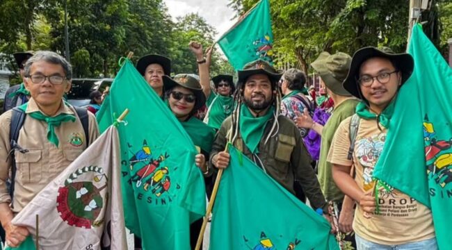 Delegasi Serikat Petani Indonesia dan Lavia Campesina
